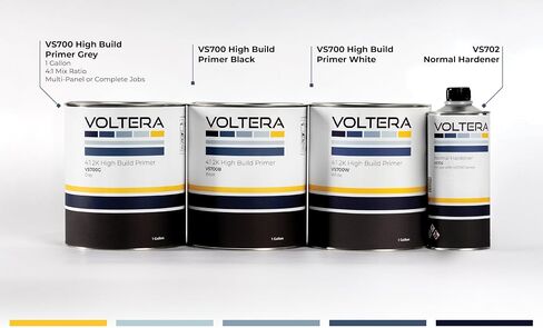 VOLTERA VS700 4: 1 2K Build Automotive Primer & Hardener (Black) in Kuwait