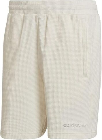 adidas Waffle Sweat Shorts Off-White, Size Men's Small in Saudi Arabia