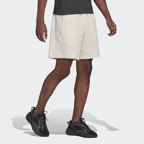 adidas Waffle Sweat Shorts Off-White, Size Men's Small in Saudi Arabia