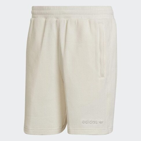 adidas Waffle Sweat Shorts Off-White, Size Men's Small in Saudi Arabia