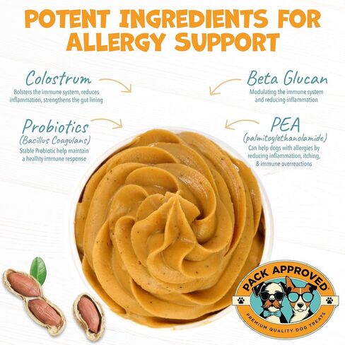 Dog Peanut Butter - with Ocean Kelp to Support Oral Care & Act as Dog Plaque and Tartar Remover - Lick Mat Treats for Bad Breath - Dental (8.46oz) in Saudi Arabia