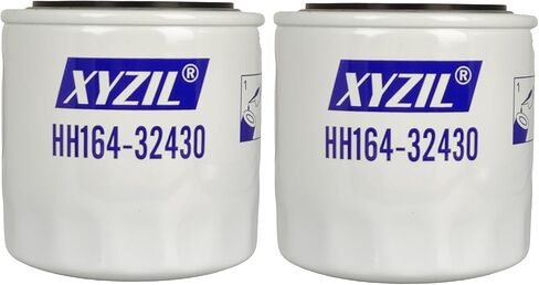 2X Oil Filter HH164-32430 Compatible with Kubota L3240 L3540 L4200 L3940 L4740 L3560 L3600 L4060 L5240 L5740 M4900 M5700 M5140 MX4700 MX4800 MX5200 RTV1100 KH-101 KH-151 KX101 KX121-2 R410 R420 in Saudi Arabia