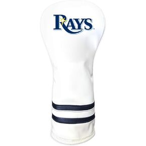 غطاء رأس لنادي الغولف Team Golf MLB White Vintage Fairway Golf Club، تصميم مناسب للشكل، تصميم قديم وجودة ممتازة