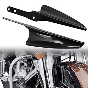 Front Fork Mount Wind Deflectors Windshield for Harley Touring Street Glide Electra Glide Road King CVO FLHT FLHR FLHX 1995-2023 2022 2021