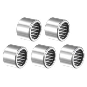 uxcell SCE99 Needle Roller Bearings, Drawn Cup Open End, 9/16" Bore 3/4" OD 9/16" Width 5pcs