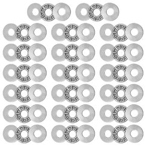 uxcell TC613 Thrust Needle Roller Bearings with Washers 3/8" Bore 13/16" OD 5/64" Thickness 10pcs