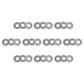 uxcell AXK0819 Thrust Needle Roller Bearings with Washers 8mm Bore 19mm OD 2mm Width 10pcs