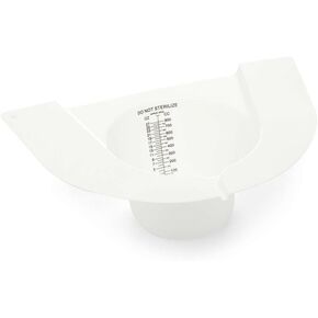 BodyHealt Graduated Specimen Collector Slant Pan Slant Collectors Capacity, Toilet Nursing Hat for Urine, Specimen Collector Urine with Durable Materials, (03 Pack)