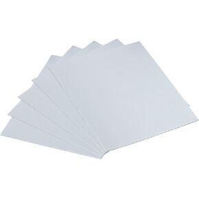 PATIKIL 5pcs Galvanized Steel Sheet, 18x8cm Galvanized Steel Plate Panels 0.5mm Thick Metal Timber Connector Sheet for Roof Flashing Fixing Repair Arts Crafts DIY Projects in Kuwait