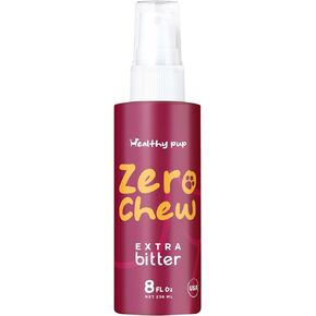 No Chew Spray for Dogs to Stop Chewing - 8 oz Anti Chew Bitter Spray for Furniture, Wires, Wood - Extra Bitter Zero Chew Alcohol and Sting Free Spray