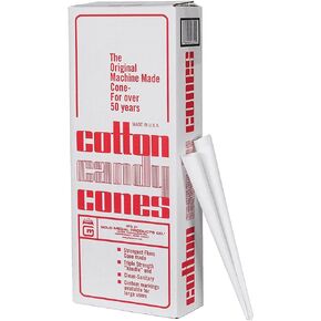 Gold Medal 1000 Plain Cotton Candy Cones By