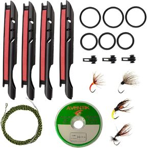Aventik Tenkara Line Keeper/Winder, 4Pcs Portable Durable Bobbin Winder Clip on Tenkara Rod Fishing Tackle in Saudi Arabia