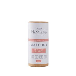 J&L Naturals Muscle Rub | Cream For Achy + Sore Muscles, Joints, Back, Knees, Shoulders | Soothing & Nourishing | Vegan, Sustainable, Cruelty Free, Natural, Made in US (1-Pack)