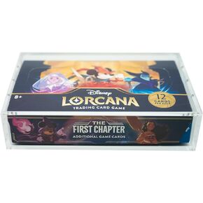 Premium UV-Protected Clear Acrylic Display Case for Disney Lorcana TCG Chapter Booster Box