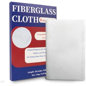 قماش من الألياف الزجاجية، زجاج إلكتروني 6 أونصة، 50 بوصة * 28 بوصة، 9.69 قدم مربع in Kuwait