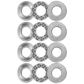 uxcell 51109 Thrust Ball Bearing 45mm x 65mm x 14mm High Carbon Steel with Washers ABEC1 2pcs