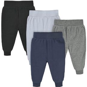 Gerber Baby-Boys 4-Pack Microfleece Pants