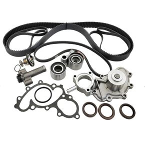 طقم حزام توقيت المحرك TKT-025 مع مضخة مياه متوافقة مع Toyota 4Runner Tacoma Tundra T100 3.4L V6 DOHC 24 VALVE 5VZFE 1995-2004 in Kuwait