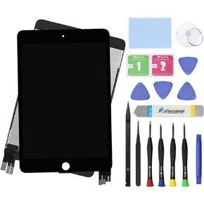 7.9" LCD Screen Replacement Compatible with iPad Mini 5 (A2126 | A2124 | A2133) Display LCD Assembly and Glass Touch Digitizer Premium Repair Kit Sleep/Wake Sensor (Black)
