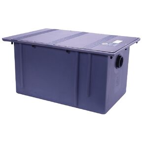 Zurn GT2702-20 Polyethylene Grease Trap 20 Gallons Per Minute 40 Pounds Capacity Grease Interceptor, Grease Interceptor , Gray