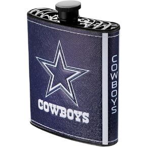 NFL Dallas Cowboys Plastic Hip Flask, 7-ounce
