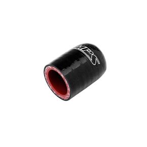 HPS Performance 25/32" (20mm) Black High Temperature 3-ply Reinforced Silicone Coolant Cap Bypass Heater, 1-5/8" Length, 350F Max. Temp, 4mm Wall Thickness (RSCC-079-BLK)