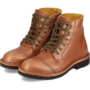 JIM GREEN Numzaan Frog Sole Boots Lace-Up Water Resistant Full Grain Leather Work or Hiking Boot