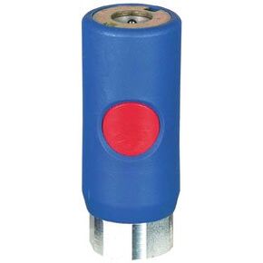Prevost - Coupler Red Button 1/4 Fem Use W/Mil783 Plug (URC061201)