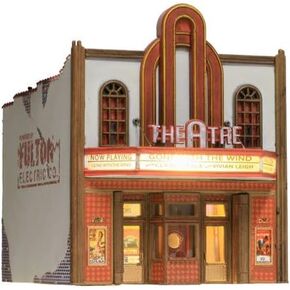 Woodland Scenics Theater BR4944 N scale Built & Ready Lighted LED