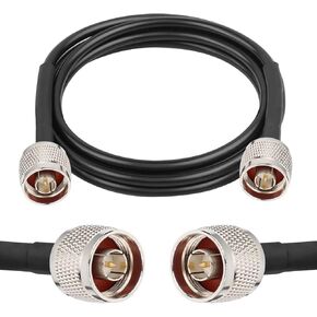 XRDS -RF N Male to N Male Coax Cable 25FT، النوع N RG58 50 Ohm Extension، النحاس النقي in Kuwait