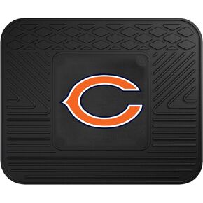 FANMATS 10846 Chicago Bears Heavy Duty Vinyl Cargo Mat 31"x31", All Weather Trunk Mat, Trunk Protection