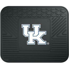 FANMATS 10076 Kentucky Wildcats Back Row Utility Car Mat - 1 Piece - 14in. x 17in., All Weather Protection, Universal Fit, Molded Team Logo