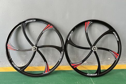 26" Quick Released Mag WheelSet for Rotary Flywheel 7/8/9s, 26 Inch Magnesium Wheel/Black/Disc Brake for Beach Cruisers, MTB's Bicycle in Saudi Arabia