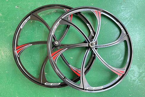 26" Quick Released Mag WheelSet for Rotary Flywheel 7/8/9s, 26 Inch Magnesium Wheel/Black/Disc Brake for Beach Cruisers, MTB's Bicycle in Saudi Arabia