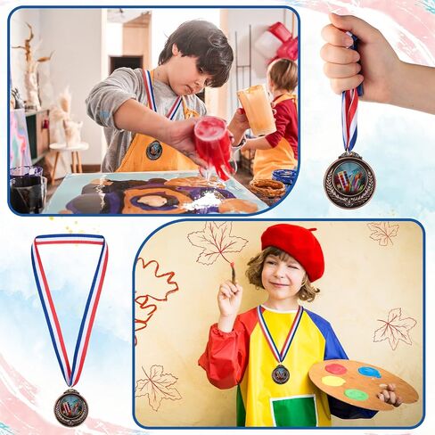 Yinkin 30 Pcs 2024 Graduation Medals for Kids Bulk Graduation Award Medals with Neck Ribbons Antique Gold Metal Graduation Trophy Award Prize Gifts for School Graduation Party Favor in Saudi Arabia