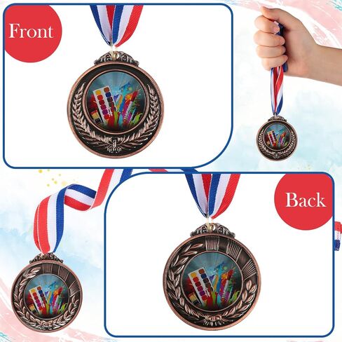 Yinkin 30 Pcs 2024 Graduation Medals for Kids Bulk Graduation Award Medals with Neck Ribbons Antique Gold Metal Graduation Trophy Award Prize Gifts for School Graduation Party Favor in Saudi Arabia