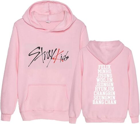 Kpop Skz Hoodie Felix Sweatshirt ChangBin HyunJin Woojin Han Jisung Bangchan Minho Sweater for Unisex Adult in Saudi Arabia