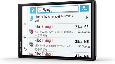 Garmin Dezl OTR500، ملاح شاحنة GPS مقاس 5.5 بوصة، توجيه الشاحنة المخصص وتوجيه التحميل إلى الرصيف، 010-02603-00 (متجدد) in Saudi Arabia