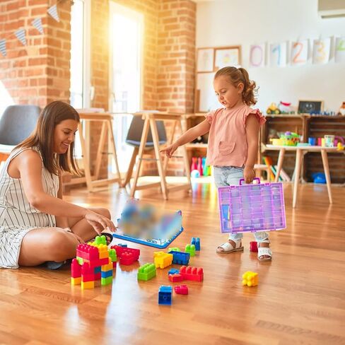 FULLCASE Case Compatible with 5 Surprise for Mini Brands Toys Series 1 2 3 4 Mystery Capsule Real Miniature Collectible Kit Storage for Littles, for Mini Mart Collection Organizer(Box Only) Purple in Kuwait