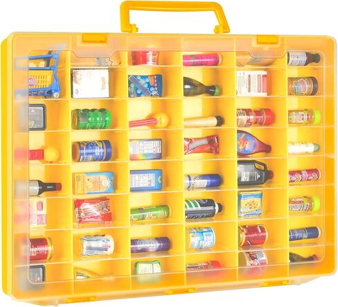 FULLCASE Case Compatible with 5 Surprise for Mini Brands Toys Series 1 2 3 4 Mystery Capsule Real Miniature Collectible Kit Storage for Littles, for Mini Mart Collection Organizer(Box Only) Purple in Kuwait