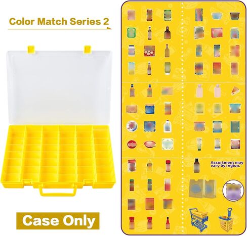 FULLCASE Case Compatible with 5 Surprise for Mini Brands Toys Series 1 2 3 4 Mystery Capsule Real Miniature Collectible Kit Storage for Littles, for Mini Mart Collection Organizer(Box Only) Purple in Kuwait