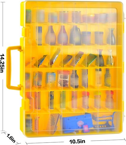 FULLCASE Case Compatible with 5 Surprise for Mini Brands Toys Series 1 2 3 4 Mystery Capsule Real Miniature Collectible Kit Storage for Littles, for Mini Mart Collection Organizer(Box Only) Purple in Kuwait