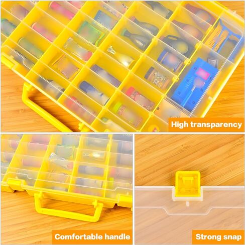FULLCASE Case Compatible with 5 Surprise for Mini Brands Toys Series 1 2 3 4 Mystery Capsule Real Miniature Collectible Kit Storage for Littles, for Mini Mart Collection Organizer(Box Only) Purple in Kuwait