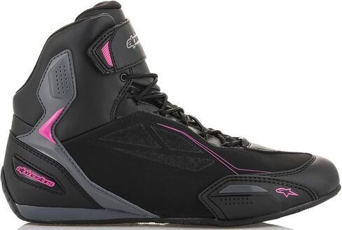 حذاء Alpinestars النسائي Stella Faster 3 Drystar (7.5) (أسود/فوشيا) in Saudi Arabia
