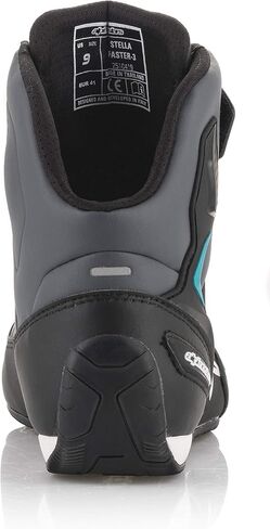 حذاء Alpinestars Stella Faster 3 للسيدات (7.5) (أسود/رمادي/محيطي) in Saudi Arabia