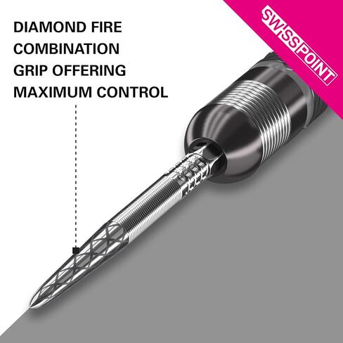 TARGET Darts Swiss Point DX Dart Points (3 Pack Set of Tips) – 26mm/30mm/35mm/40mm – Gold/Silver/Black SP – Change Dart Swiss Point, Professional Darts Accessories, Dart Tip Removal in Saudi Arabia
