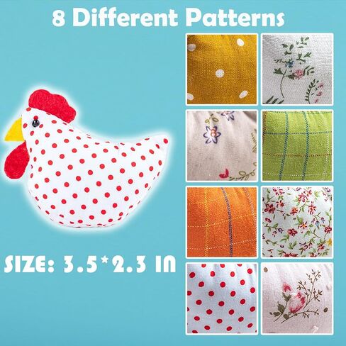 8PCS Chicken Bean Bags Toss for Kids, Nylon Cornhole Bean Bags for Tossing with 1 Carry Bag, Hen Bean Bags for Cornhole Toss Game Set, Party Favor, Carnival Game, Outdoor Toys Supplies in Saudi Arabia