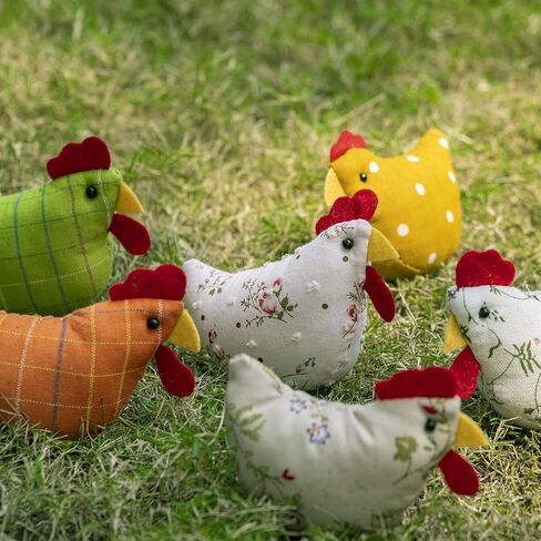 8PCS Chicken Bean Bags Toss for Kids, Nylon Cornhole Bean Bags for Tossing with 1 Carry Bag, Hen Bean Bags for Cornhole Toss Game Set, Party Favor, Carnival Game, Outdoor Toys Supplies in Saudi Arabia