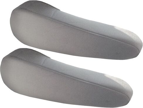 TLH Flat Cloth Fabric Armrest Covers One Pair, Black Color in Saudi Arabia