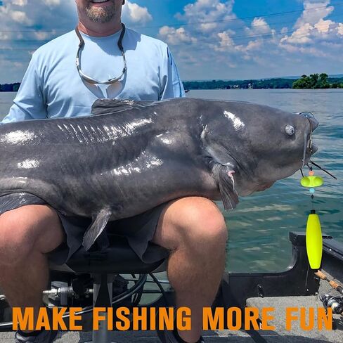 Dovesun Catfishing Tackle Making Kit Catfish Rig Accessories 102PCS/99PCS Catfish Tackle with Catfish Floats Catfish Hooks Swivels Fishing Bells in Saudi Arabia
